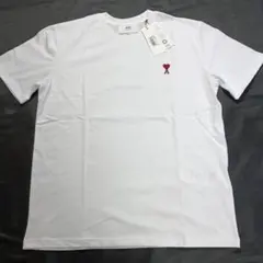 国内購入正規品、レシート写真つき】アミパリス ロゴTシャツ 白 M