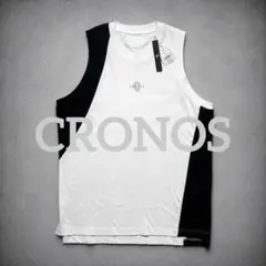 2182◆タグ付き ✨CRONOS クロノス バイカラー タンクトップ Lのサムネイル
