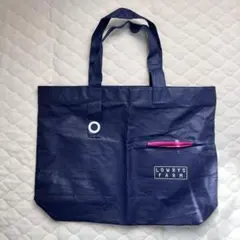 LOWRYS FARM ネイビー ショップ バッグのサムネイル