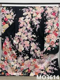 振袖 絞り 銀通し 身丈168cm 撥水加工済 MO3594 - メルカリ