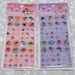 【正規品】 パワーパフガールズ タイルシール ブロックシール パワパフ
