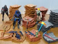フォートナイト フィギュア＆建築資材 セット（ブラックナイト等）のサムネイル