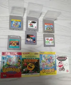 ゲームボーイソフト　6点　説明書4点