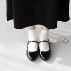 メリージェーン ストラップ ローヒール パンプス menue