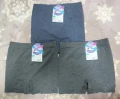 1 / 5 レディスショーツ　一分丈　シームレスショーツ 3枚セット　LLサイズ