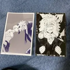 ヒロアカ　原画展　缶入りポストカード　死柄木弔　オールフォーワン　オールマイト