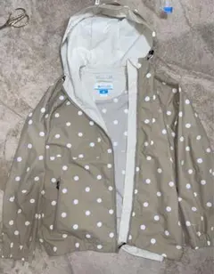 Columbia ベージュ 水玉 M マウンテンパーカー