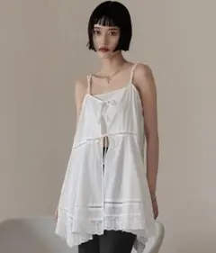 ローリーズファーム　2WAYコットンレースミニワンピース