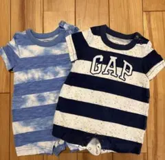 【美品】GAP 半袖ロンパース（60）セット