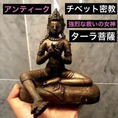 チベット密教　美しく高貴なお顔のターラ菩薩 黄金に輝く真鍮製 密教法具　呪術 2026年最新】ターラ菩薩の人気アイテム - メルカリ
