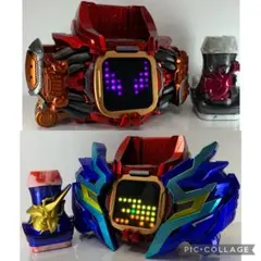 DX ベイルドライバー & デストリームドライバーユニット 劇中風塗装 仮面ライダーベイル」の変身ベルト「DXベイルドライバー＆デストリーム
