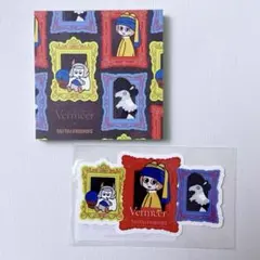 フェルメール展 TAITAI FRIENDS メモ帳＆ダイカットステッカー