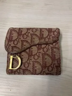 クリスチャンディオール　トロッター　Wホック　二つ折り財布