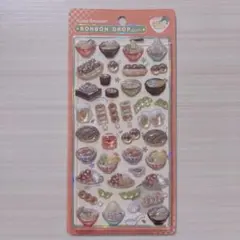 【国内正規品】ボンボンドロップシール　和柄　新作　日本食　ラーメン　食べ物