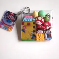 スーパーマリオ カプセルトイセット　キーホルダー