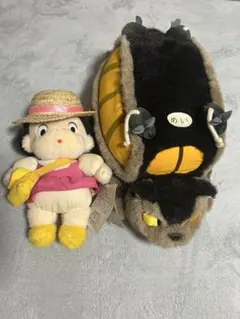 スタジオジプリ　となりのトトロ ネコバス めい　ぬいぐるみ2体セット