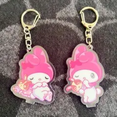 《新品、未使用》マイメロディ ⭐︎非売品⭐︎アクリルキーホルダー 2025年製