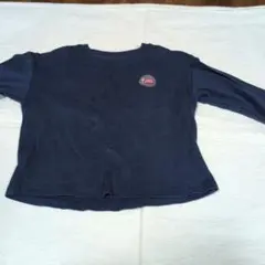 訳ありネイビー 長袖カットソー 　バス