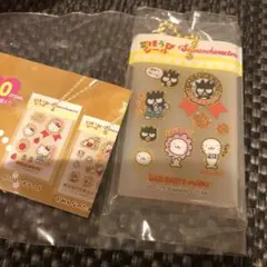 サンリオ　ごほうびシール風チャーム　バッドばつ丸