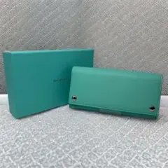 ✨極備品✨TIFFANYティファニー　トラベルウォレット　ティファニーブルーのサムネイル