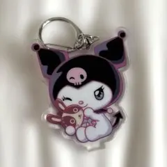 my melody kuromi ×宇佐美　キーホルダー