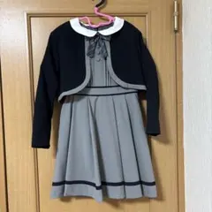 最終❤️any FAMフォーマルドレス ネイビー・グレー ジャケット付き 120❤️