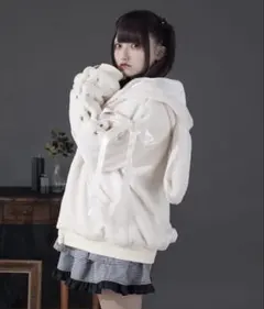 パルエルフィーうさ耳ファーコート