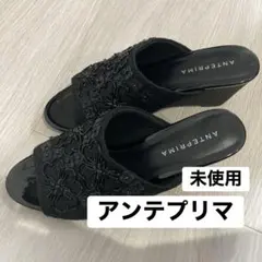 ANTEPRIMA サンダル ブラック 未使用　LL ミュールサンダルのサムネイル