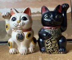 バラ売り不可‼️】招き猫 6体セット 陶器製 - メルカリ