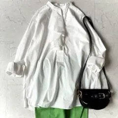 極美品 TOMORROWLAND .B シルクツイルタックシャツ イエロー - メルカリ