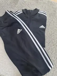 adidas ブラック ジャージ 160サイズ