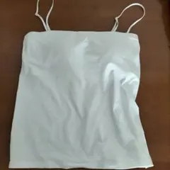 ユニクロUNIQLO エアリズムコットンブラチューブトップ白ホワイトM