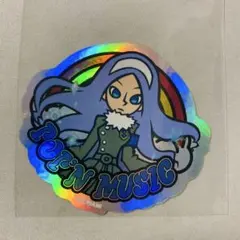 pop’n music ポップンミュージック ホログラムステッカー 氷海