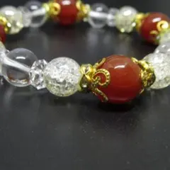 ◇【デザインブレスレット】ゴールドクラック レディース