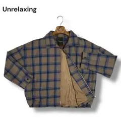 Unrelaxing チェック 柄 ジャケット ハンティングコート ミリタリー