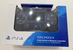 【純正品】 (DUALSHOCK 4) ミッドナイト・ブルー 充電ケーブル3m付