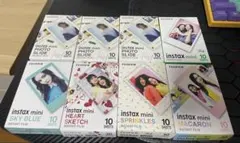 instax mini フィルム 4種セット 10枚入り