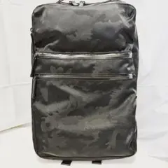 【美品】BLACK LABEL CRESTBRIDGE 迷彩柄　黒バッグパック