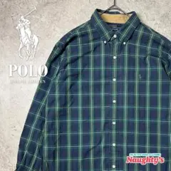 POLO ポロ ラルフローレン ボタンダウン 長袖シャツ チェック アメカジ