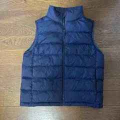 UNIQLO ネイビー ダウンベスト 140
