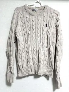 U.S. POLO ASSN. ケーブルニット