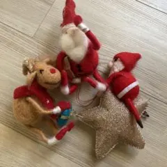 サンタクロース オーナメント3点セット