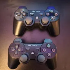 SONY PS3 コントローラー ブラック 2台 ジャンク