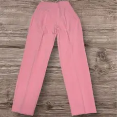 ZARA ピンクパンツ ハイウエスト センタープ レス　美脚　上品　きれいめ