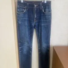 【人気】Nudie Jeansダークブルースリムフィットデニム