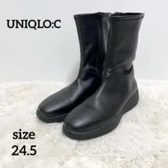 ☆*☆様 【UNIQLO:C】ストレッチショートブーツ 24.5 ユニクロ