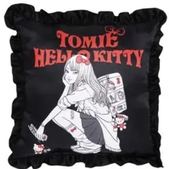 エニマイくじ　キティ×富江　伊藤潤二　A賞フリル付きクッション