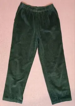 vintage コーデュロイパンツ 太畝 グリーン