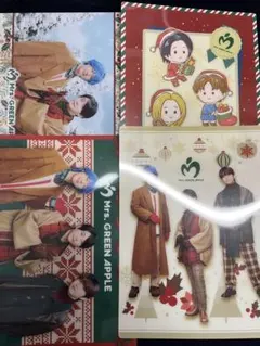 Mrs. GREEN APPLE オリジナルビジュアルシート　ミセス　4種セット