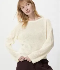 UNIQLO 3Dメッシュクルーネックセーター（長袖）Sサイズ